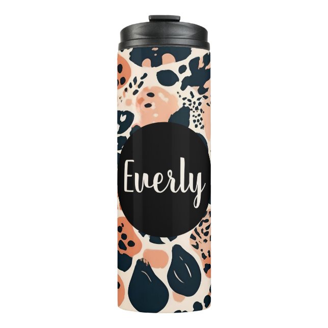 Bouteilles Isothermes Poster de animal Cheetah Leopard personnalisé (Devant)