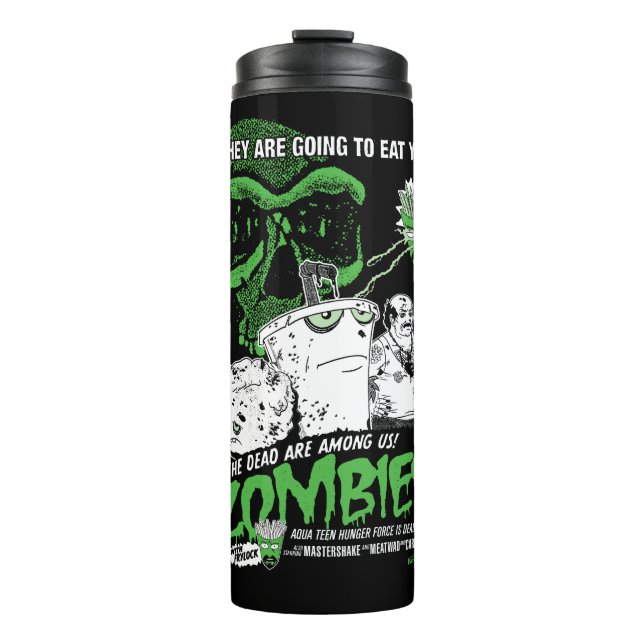 Bouteilles Isothermes Poster de la Force de Faim Ado Aqua Zombies (Devant)