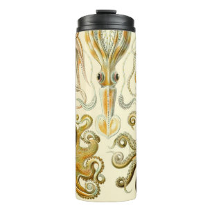 Bouteilles Isothermes Poulpe Vintage Gamochonia du Calmar par Ernst Haec