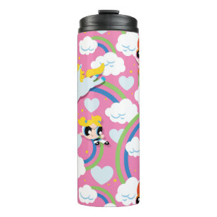Bouteilles Isothermes Powerpuff Girls & Donny Rainbow Pattern