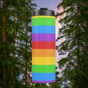Bouteilles Isothermes Pride Power : Drapeau Arc-en-Ciel
