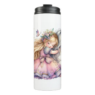 Bouteilles Isothermes Princesse Licorne Pastel Conte de Fée Fantastique