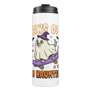 Bouteilles Isothermes Promenade en skateboard de chien effrayant Hallowe