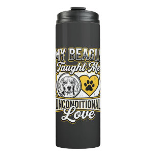 Bouteilles Isothermes Propriétaire de chien d'amour inconditionnel Beagl