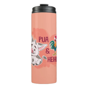 Bouteilles Isothermes Pua & Heihei Nom floral Graphique