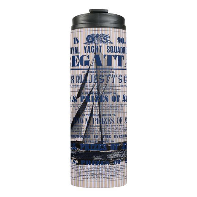 Bouteilles Isothermes Publicité vintage Yacht Regatta (Devant)