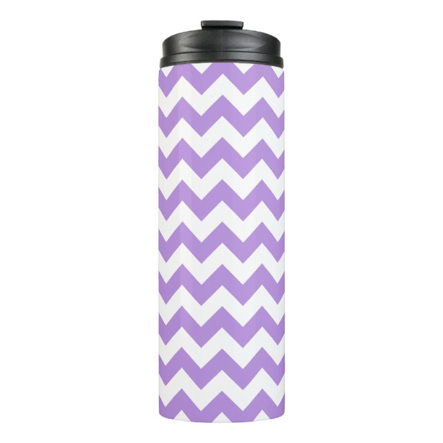 Bouteilles Isothermes Purple Zigzag, Purple Chevron, Motif géométrique (Devant)