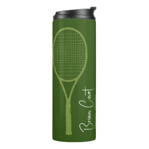 Bouteilles Isothermes Racquet de tennis personnalisé vert