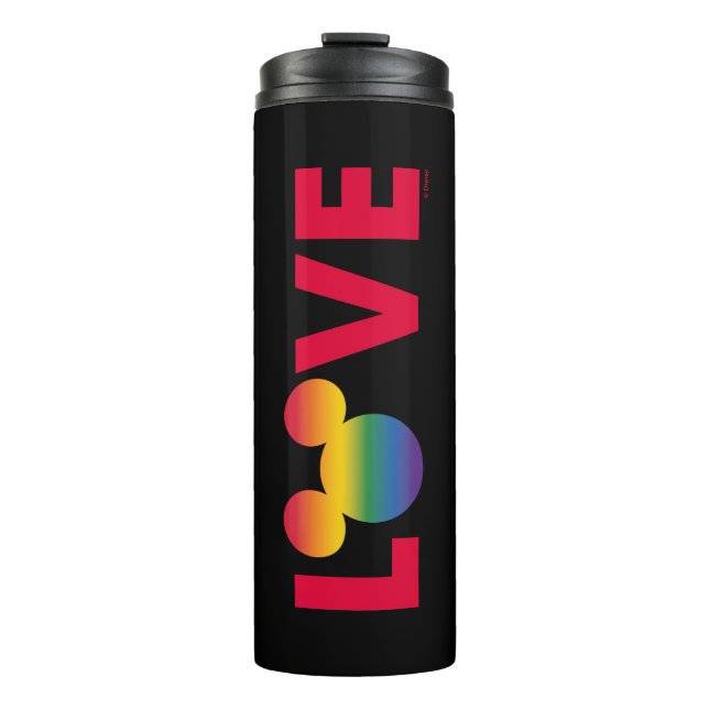 Bouteilles Isothermes Rainbow Mickey Icon LOVE (Devant)