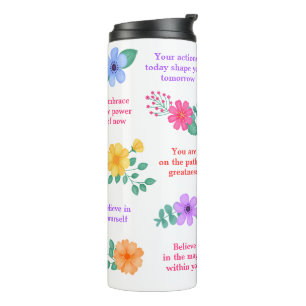 Bouteilles Isothermes Rappels quotidiens Citations motivationnelles posi