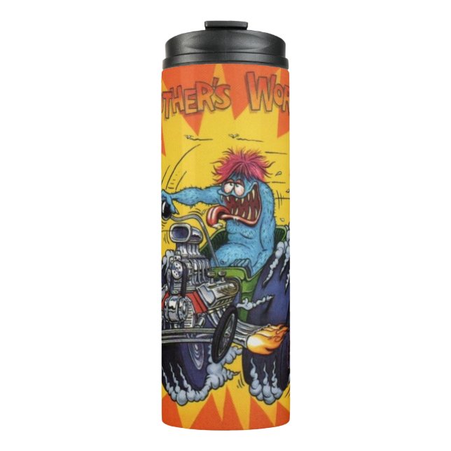 Bouteilles Isothermes Rat Fink 42 tournevis à boisson chaude (Devant)