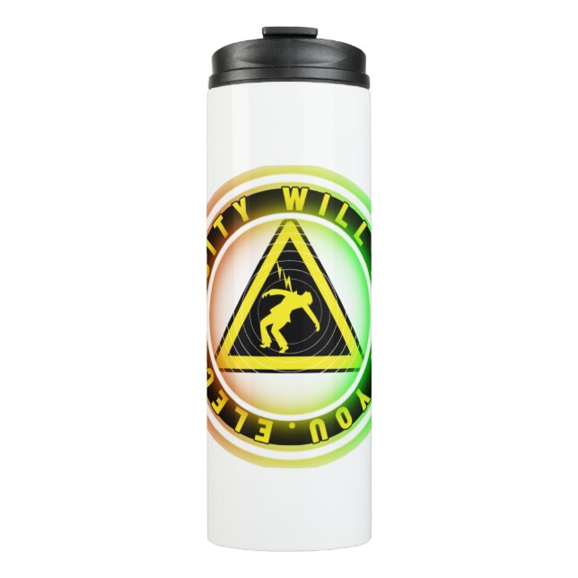 Bouteilles Isothermes reddy kilowatt électricité vous tuera (Devant)