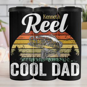 Bouteilles Isothermes Reel Cool Papa" - Pêche amusante