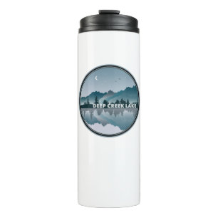 Bouteilles Isothermes Reflet Maryland du lac Deep Creek
