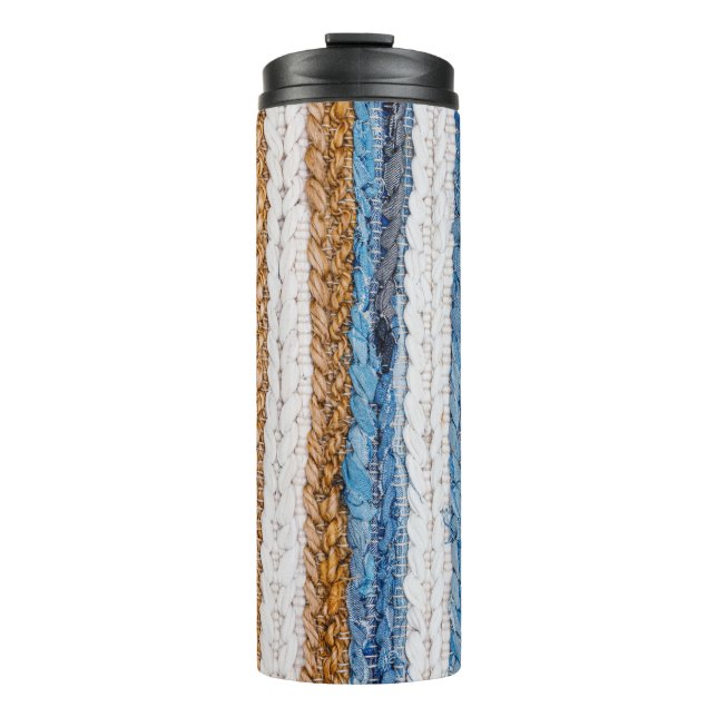 Bouteilles Isothermes Rein patchwork : jean recyclé tapis. (Devant)