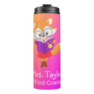 Bouteilles Isothermes Renard cadeau de l'enseignant Purple Ombre