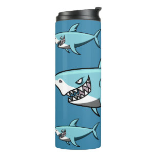 Bouteilles Isothermes Requins cool nom personnalisé tumbler