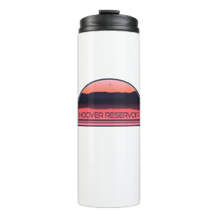 Bouteilles Isothermes Réservoir Hoover Ohio Red Sunrise
