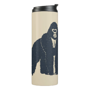Bouteilles Isothermes Restez Wild Gorilla Silhouette