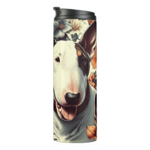Bouteilles Isothermes Retro Bull Terrier Peinture sans fil