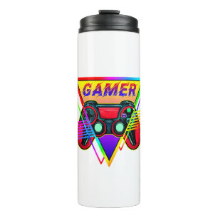 Bouteilles Isothermes Retro Coloré Rainbow Gamer Jeu d'ordinateur