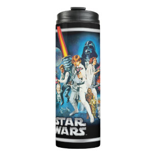 Bouteilles Isothermes Rétro Luke Skywalker, Leia, & Han Solo Cinématogra