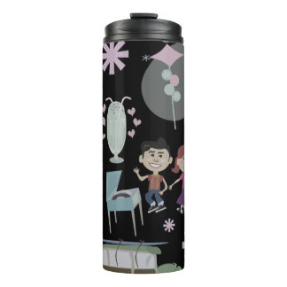 Bouteilles Isothermes Retro Motif Cinquante ans Enfants mignonette caric