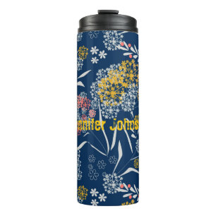 Bouteilles Isothermes Retro, motif floral