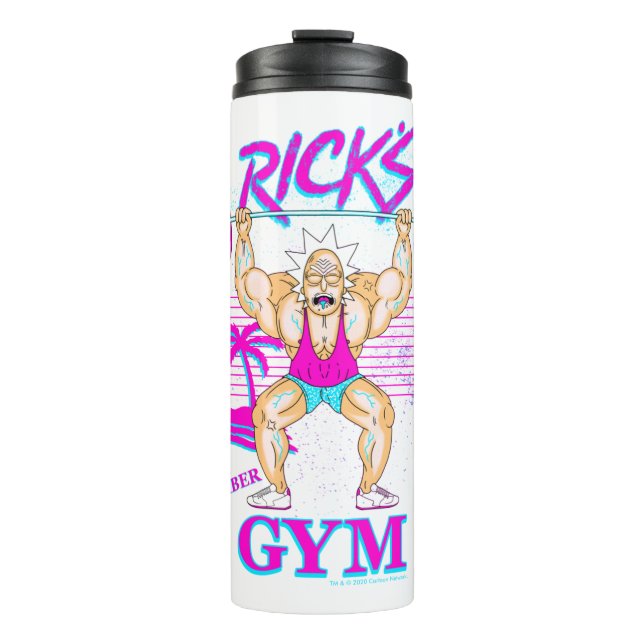 Bouteilles Isothermes RICK ET MORTY™| Membre Rick's Gym Club (Devant)