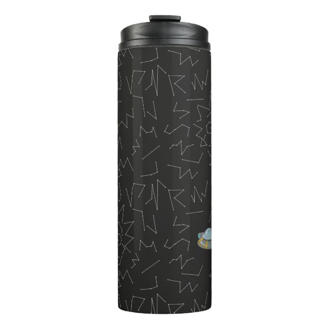 Bouteilles Isothermes RICK ET MORTY™| Motif Rick Constellation (Devant)