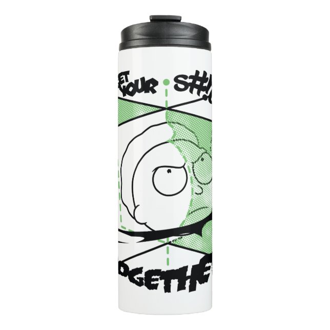 Bouteilles Isothermes RICK ET MORTY™ | Prenez votre S# ! t Together ! (Devant)