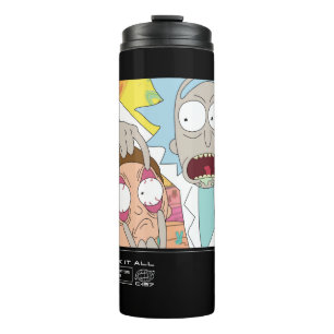 Bouteilles Isothermes Rick Ouverture des yeux de Morty Citation graphiqu