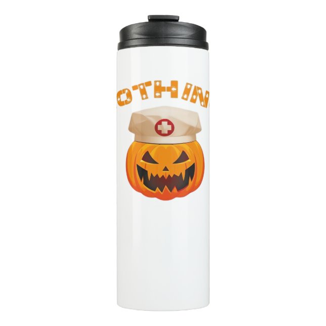 Bouteilles Isothermes Rien Ne Peur Une Infirmière, Halloween Éffrayant P (Devant)