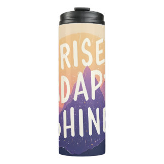 Bouteilles Isothermes Rise Adapt Shine - Inspirational Mountain Sunrise