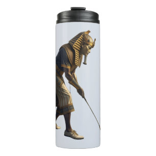 Bouteilles Isothermes Roi Tout jouant au golf  Art drôle de l'Égypte anc