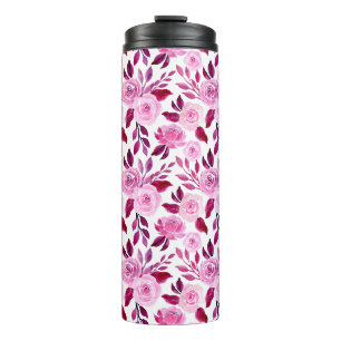 Bouteilles Isothermes Romantique rose roses floral Vintage