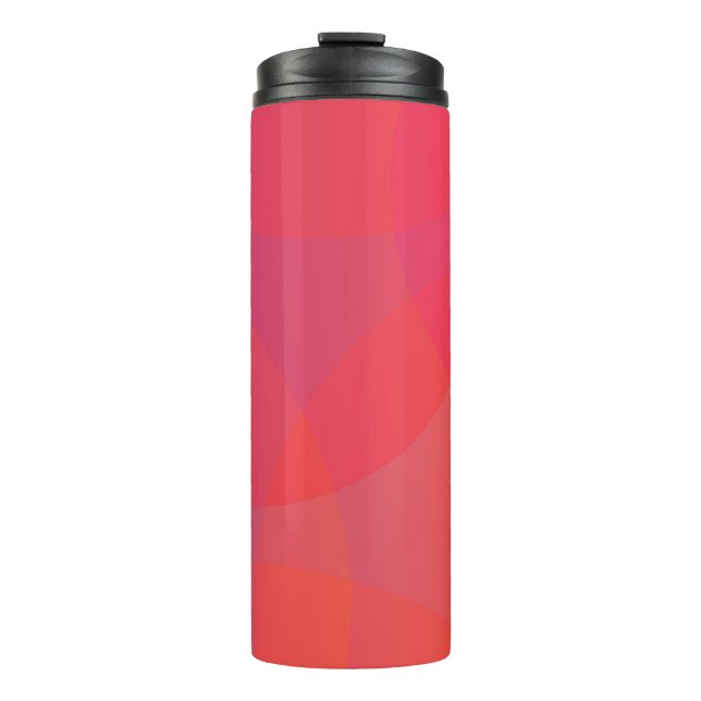 Bouteilles Isothermes rose, orange, moderne, simple, cool, art tendance (Devant)