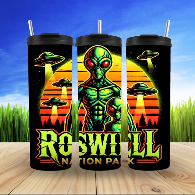 Bouteilles Isothermes Roswell Nation Park : Rencontre des Aliens (Créateur téléchargé)