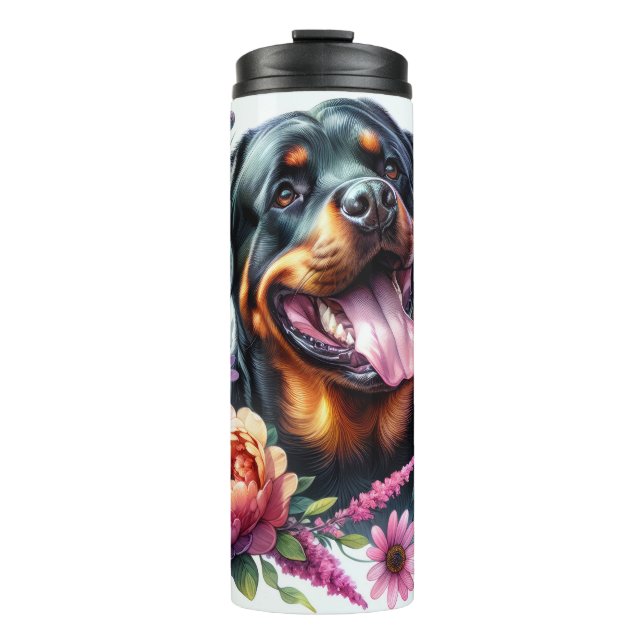 Bouteilles Isothermes Rottweiler - Paruline thermique (Devant)