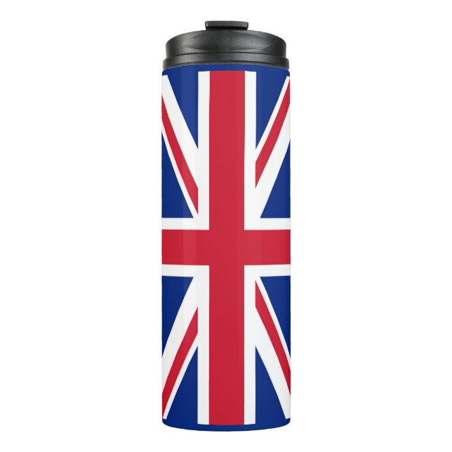 Bouteilles Isothermes Royaume-Uni Union Jack Drapeau des colonies britan (Devant)