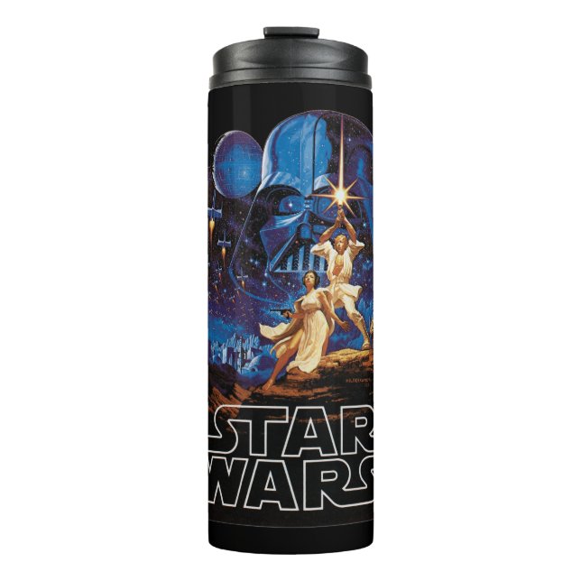 Bouteilles Isothermes Sabre laser de Luke Skywalker édition vintage (Devant)