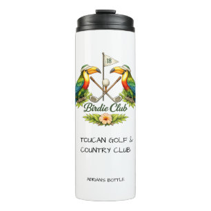Bouteilles Isothermes Sac de voyage de golf personnalisé Vintage Toucan 