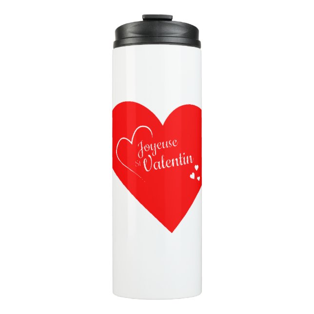 Bouteilles isothermes Saint-valentin (Devant)