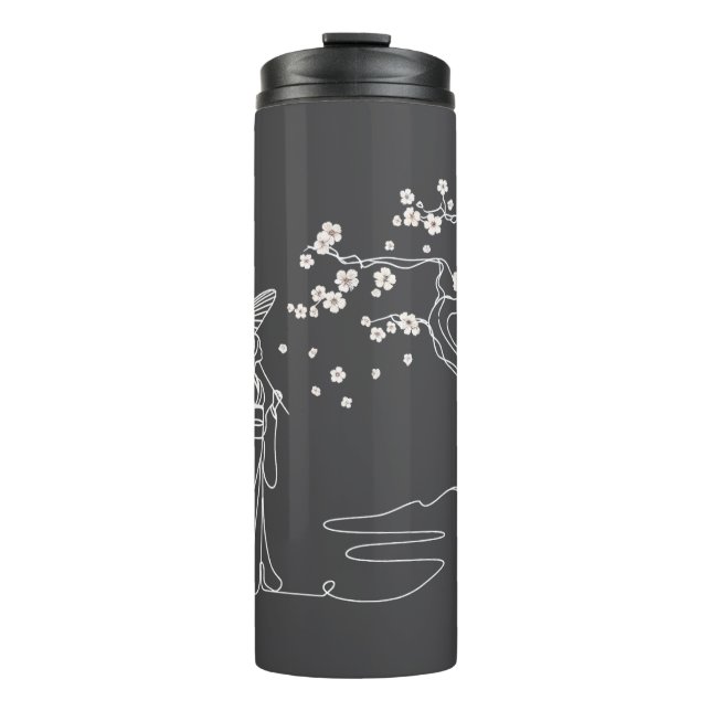 Bouteilles Isothermes Sakura Sérénité : Kimono Femme Tumbler Thermal (Devant)