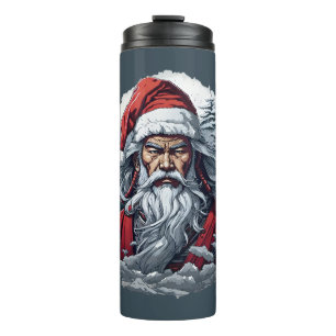 Bouteilles Isothermes Samurai Père Noël Warrior Christmas Art Cadeau
