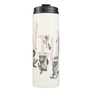 Bouteilles Isothermes SAUVAGE   Wild Things et Max - Rose