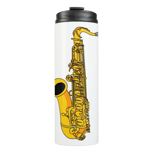 Bouteilles Isothermes Saxophone (Devant)