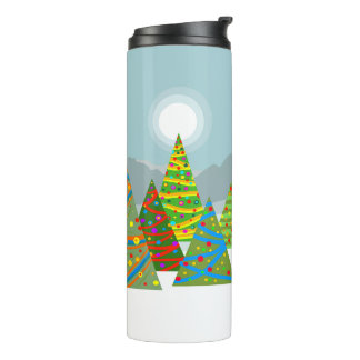 Bouteilles Isothermes Scène de Noël