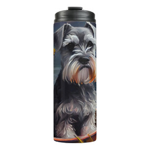 Bouteilles Isothermes Schnauzer sur une pédale : une aventure Pittoresqu