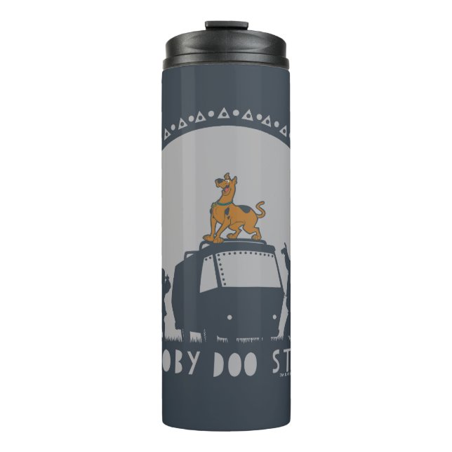 Bouteilles Isothermes Scooby Doo Style Tribal Van Silhouette (Devant)